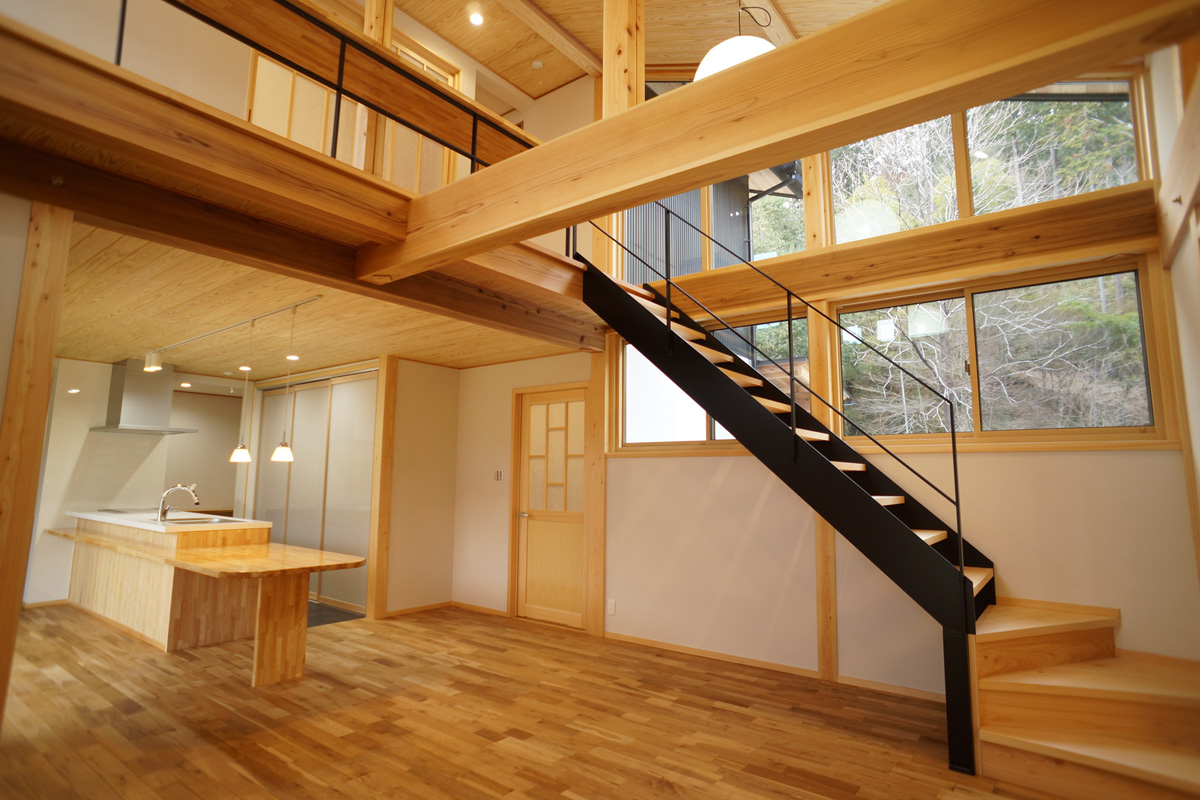 緑を取り込む家